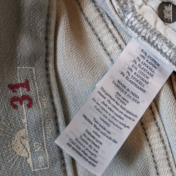 Faherty Stretch Terry 5-Pocket Pants Faded Olive - Picture 4 of 6